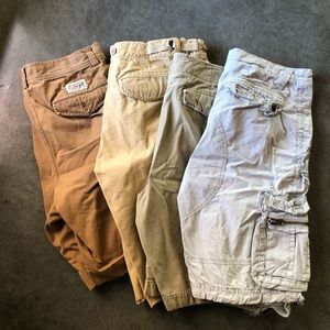 Lot of 8 Pair of Men’s Cargo Shorts
